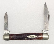 Vintage 1940-64 Case XX 6208 Redbone Half Whittler Pocket Knife - 3.25