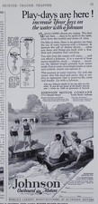 Johnson Outboard Motors Ad Hunter-Trader-Trapper Mag c1920 FD5-1 picture
