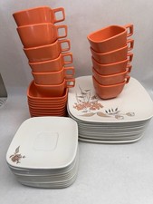 47 Pieces MCM Melamine Melmac Brookpark Tropicana Coral/Pink  Set picture