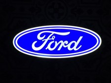 Ford Blue Oval LED Lightbox Sign - 3D Printed Decor picture