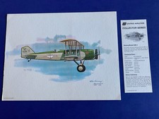 UNITED AIRLINES collector series Color Print Nixon Galloway Boeing 40B-4 picture