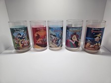 5 Vintage 1994 Disney Collector Cups Burger King Snow White Lion King Jungle picture