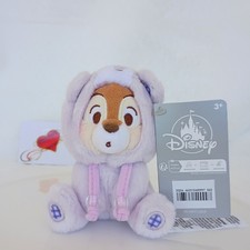 Disney Store Japan Chip Bear Suit Mini Plush Keychain 5