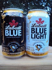 2026 LABATTS BLUE / BLUE LIGHT /  *PITTSBURGH PENGUINS * 12 oz. beer can set picture