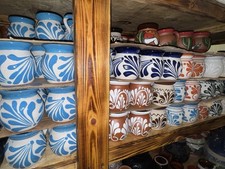 Mexican Talavera Hand-Painted Clay Pot – Colorful Ceramic Decor picture