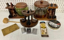 Vintage Estate Smoking Pipes Lot Briarlee, Grabow, Medico The Pipe VFQ corncob picture