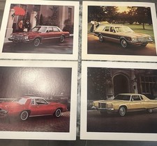 Vintage 1970s Chrysler Dealership Advertising Display Posters 20x24 Lot of 4 picture