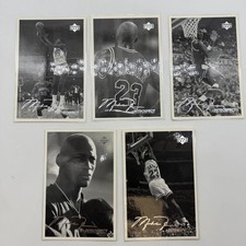 Michael Jordan Vintage Postcards Sheet  1998-99 Upper Deck Retrospect 4X6 LOT picture