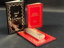 CARTIER Silver Metal Must Lighter No. 01270S with Certificate of Origin picture