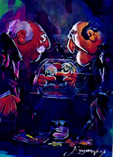 Statler and Waldorf Authentic Artist Signed Limited Edition Print Card 38 of 50 picture