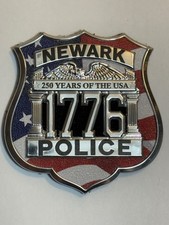 Newark NJ Police Dept America 250 Commemorative Flex Badge picture