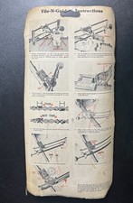 vintage Sears Clamp-on Precision File-N-Guide, Model No. 36508 picture