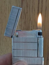 S.T. Lighter DUPONT Line 1 BRG Brushed Silver - 1970s - Functional picture