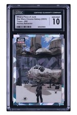 2023 ⭐ CGC 10  #66 Star Wars What A Piece Of Junk #/150 Atomic Refractor  picture