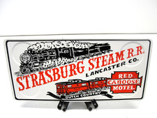 STRASBURG STEAM R.R. RAILROAD LANCASTER CO. RED CABOOSE MOTEL SOUVENIR picture