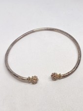 HANDMADE IN JAMAICA VINTAGE STERLING SILVER BANGLE CUFF BRACELET 13g 925 STAMPED picture