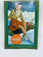 1949 Coca Cola Coke Sprite Advertising Vintage Retro Style Metal Sign  17” x 12” picture