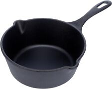 Cast Iron Sauce Pan. 2qt Sauce Pot Seasoned with 100% Kosher Certified Non-GM... picture
