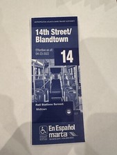 MARTA Bus Route 14 Map - 14th Street / Blandtown Schedule picture