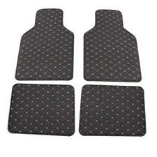 2024 New Universal Fit 4Pcs PU Leather Car Floor Mat Waterproof Foot Pads Protec picture