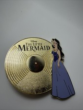 Disney PALM Little Mermaid Vanessa Jumbo Pin Gold Record Vinyl LE 150 CHASER picture