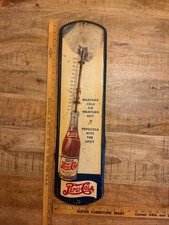 Vintage 1940's Pepsi Thermometer Sign picture