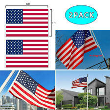 2PCS 4X6' FT United States Flags~Outdoor US American Flag~with Grommets USA Flag picture