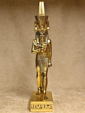 Authentic Ancient Egyptian Antique Rare God Nefertem Statue Figurine BC picture