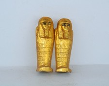 Rare Ancient Egyptian Antique 2 Ushabti Statues Pharaonic Shabti Egyptology BC picture