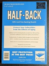 100 E. Gerber Half-Back Silver & Golden 100% Acid Free 24 PT Comic Boards 750HB picture