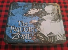 Twilight Zone Metal Lunch Box To Serve Man Richard Kiel Kanamit Bif Bang Pow CBS picture