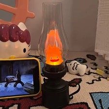Calcifer Vintage Night Light Cartoon Anime Flameless Decorative Lamp picture