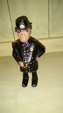 Vintage Style Cast Iron Coin Bank Mulligan the Cop Policeman w/Night Stick picture