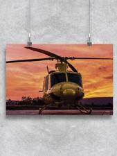 Front Side View Of Helicopter Poster -Image by Shutterstock picture