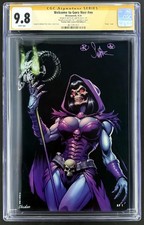 WELCOME TO GORE NOIR CGC 9.8 SS SIGNED SURTUR VIRGIN FOIL VARIANT SKELETOR POP 1 picture