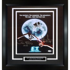 E.T. The Extra-Terrestrial 11x14 Movie Poster Autographed by Henry Thomas (Ellio picture