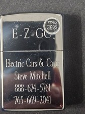 1995 New Zippo Lighter ELECTRIC CARS CARTS STEVE MITCHELL  picture