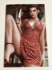 Lipstick Massacre Bettie Page Homage Virgin Cover Jose Cano Cool Comics LE /100 picture
