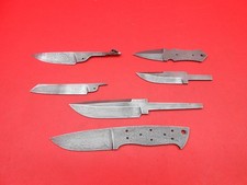 Wootz Ingot Steel Custom Handmade 6-Pcs Knife Blade Blank For Supply Wi18 picture