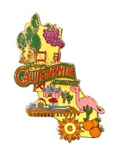 Disney California Adventure California Map Pin DLR Exclusive Pin picture