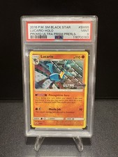 Pokemon Lucario SM95 Promo Ultra Prism Prerelease PSA 9 - Low Pop picture