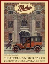 1909 Peerless Motor Car, Cleveland NEW Metal Sign 24