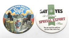 2 HEILEMAN'S BREWERY BUTTONS OLD STYLE AND SPECIAL EXPORT 3 INCH BUTTONS picture