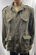 VINTAGE Military Jacket Mens Medium M Green KL Seyntex Dutch Field Coat picture