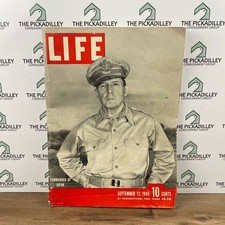Vintage LIFE Magazine Sept 17 1945 General Douglas MacArthur Commander of Japan picture