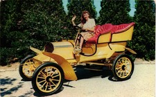 ANTIQUE Auto Car 1904 Franklin Rear Entrance Touring Vintage Postcard picture