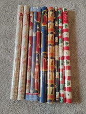 Vtg Lot Of 10 Rolls NIP KMART CLEO HOLIDAY GIFT WRAPPING PAPER NOS Christmas picture