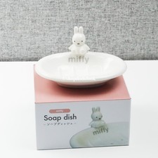 Miffy Boris 3D Ceramic Soap Dish Dick Bruna Marimocraft White Bathroom Decor picture