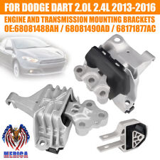 3PCS suitable for Dodge Dart 2.0L 13-16 engine and transmission mounting bracket picture