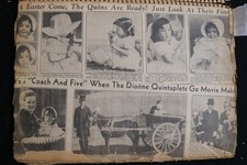 DIONNE QUINTUPLETS SCRAPBOOK, LOADED - E 24907 picture